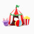 HugSmart Circus Puzzle Squeaky Hide & Seek Plush Dog Toy