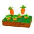 Patchwork Pet Squeaky Carrots in the Garden Dog Toy, 14-in