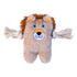 Patchwork Plush Lion Greybar Dog Toy