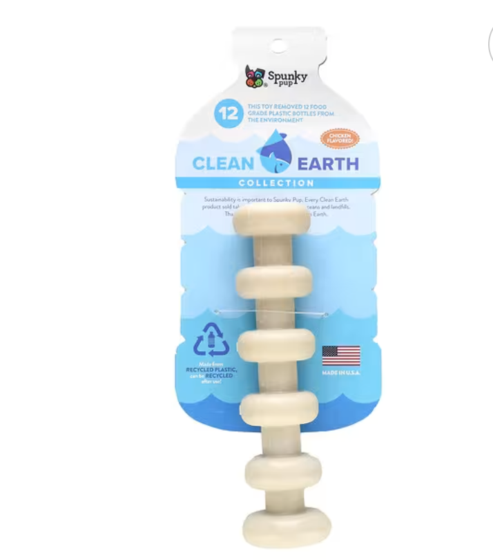 Spunky Pup Clean Earth Recycled Stick Dog Toy Spunky Pup Clean Earth Recycled Stick Dog Toy