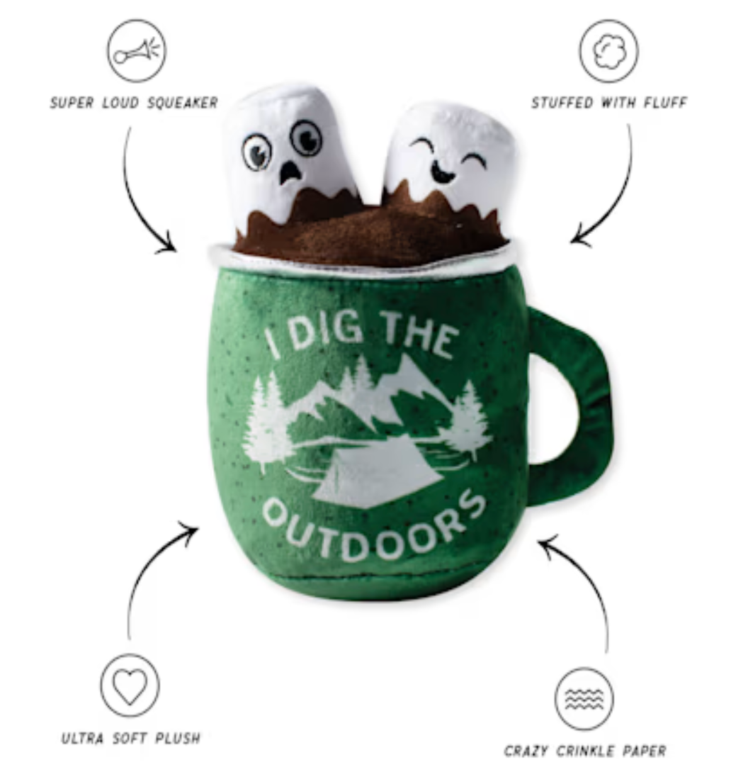 Wagsdale Hot Cocoa Squad Plush Dog Toy Wagsdale Hot Cocoa Squad Plush Dog Toy