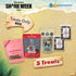 Shark Week Treats Only Dog Box